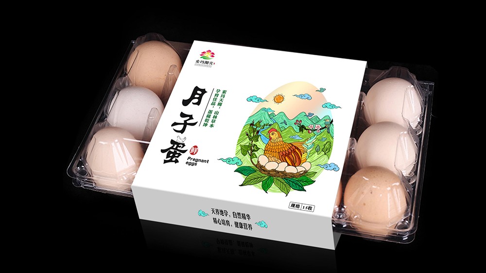 索玛阳光鸡蛋包装设计